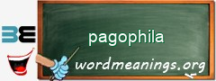WordMeaning blackboard for pagophila